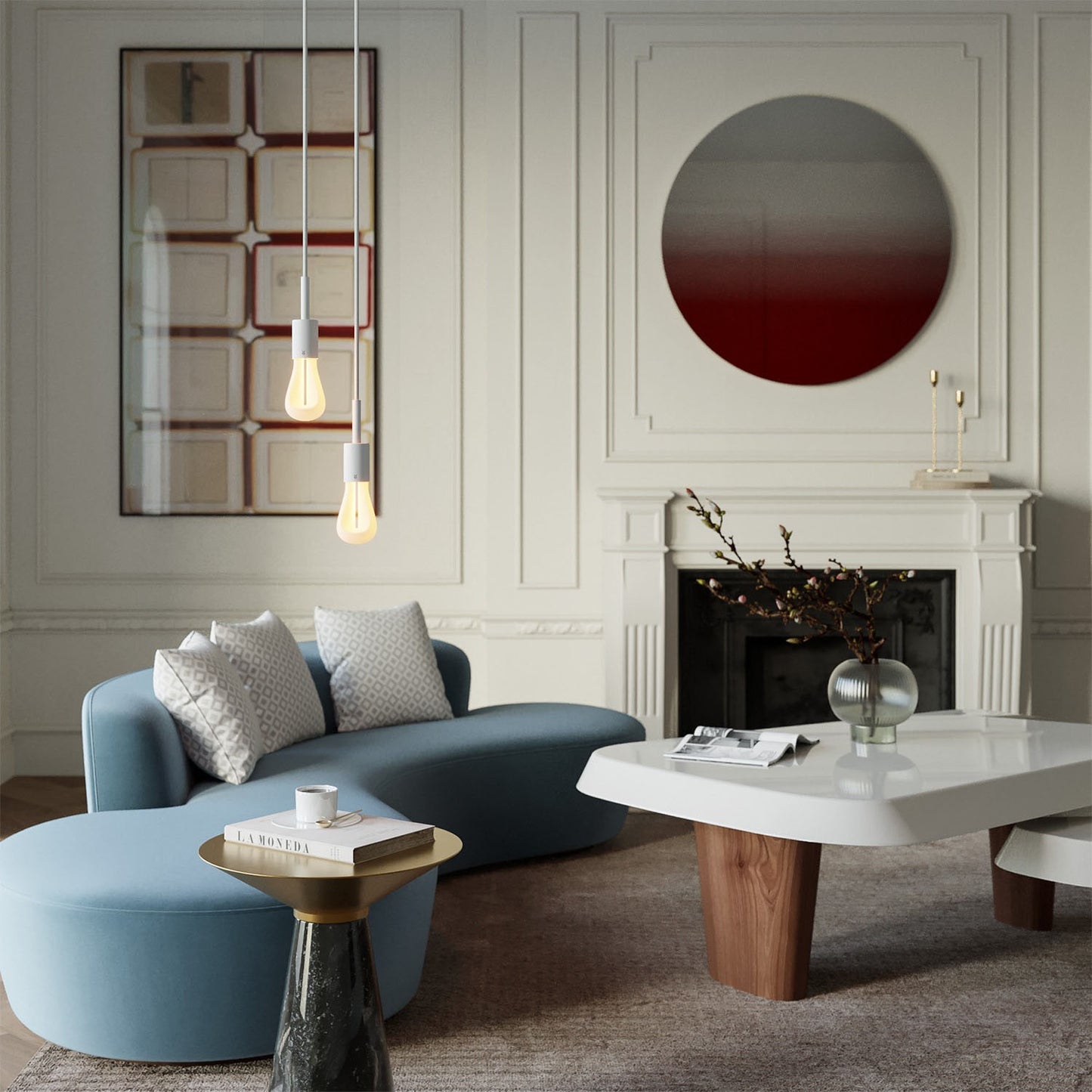 002 - Double pendant lamp