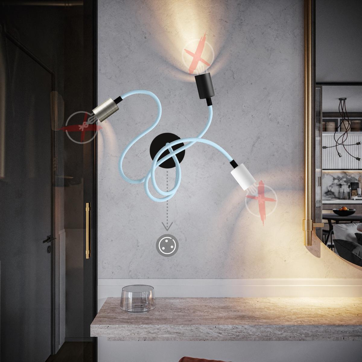 WALL LAMP 3 FLEX60 CONFIG 10186