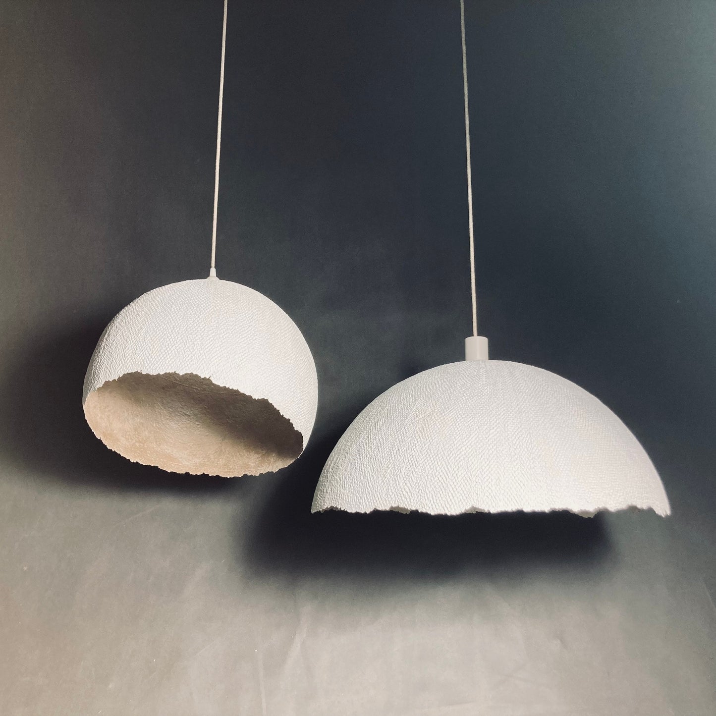 SKRUPKA artlight “structure white” diameter 45 cm