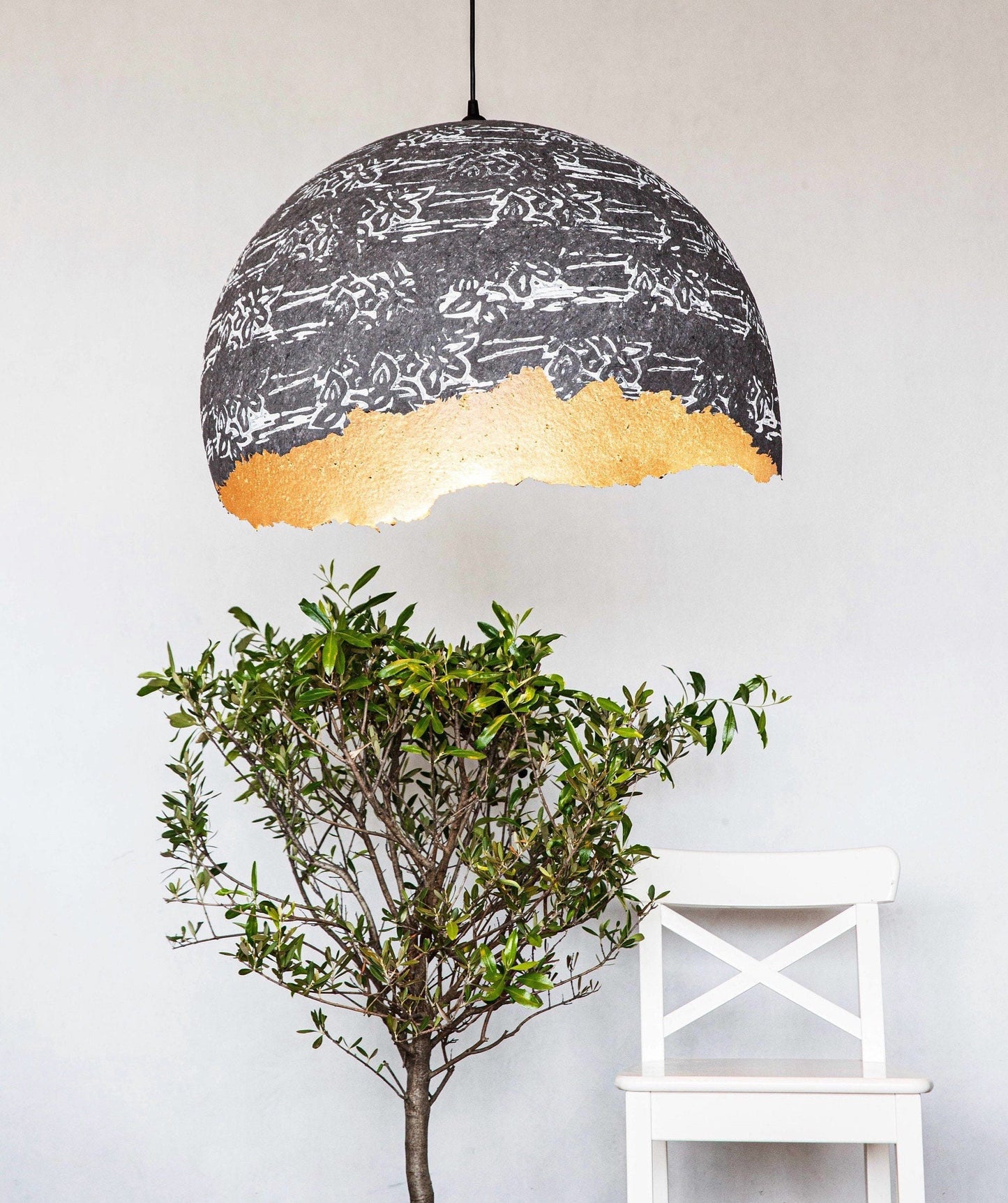 SKRUPKA artlight "gray with flowers"