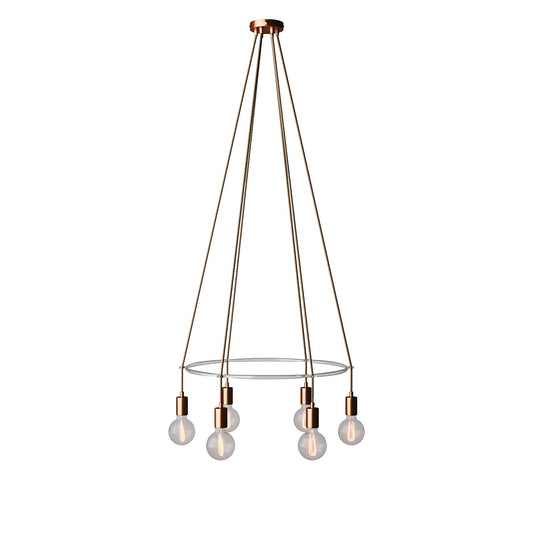 6-fall Cage Globe Lamp