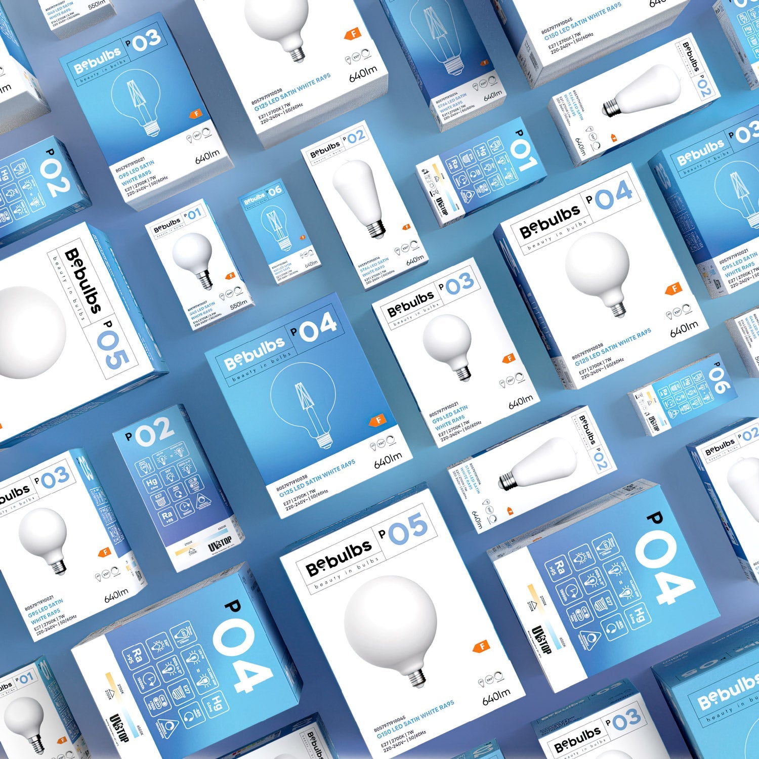 Lampadina LED Effetto Porcellana CRI 95 G45 5,9W 550Lm E14 2700K Dimmerabile - P01