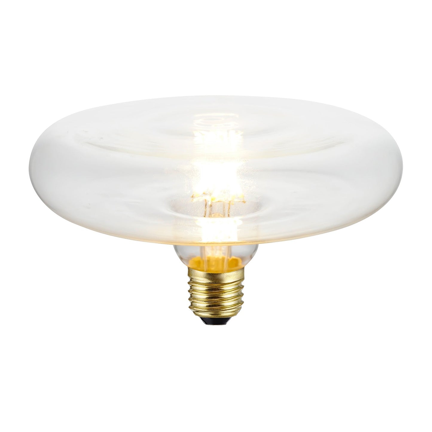 Lampadina LED Trasparente DASH D170 filamento twisted 6W 610Lm E27 2700K Dimmerabile