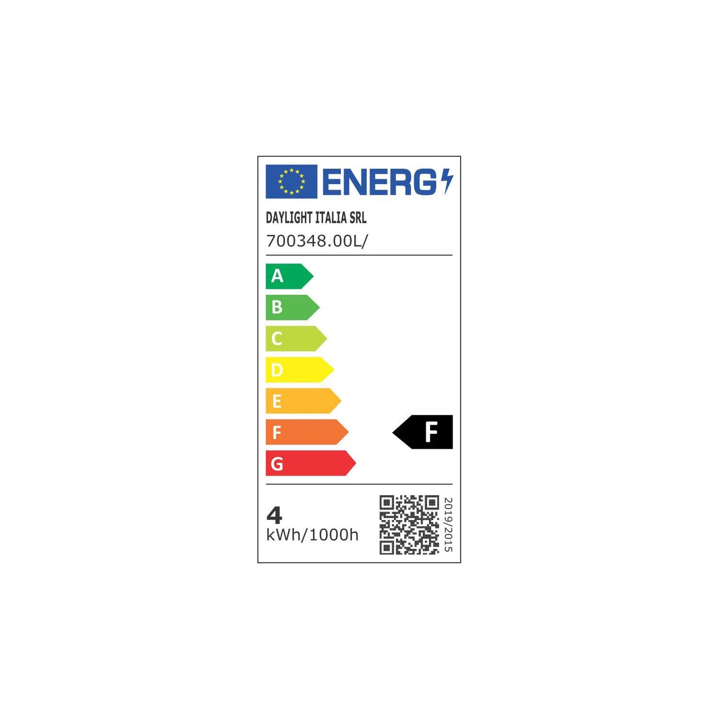 Lampadina LED White Frosted DASH D66 filamento dritto 4W 300Lm E14 2700K Dimmerabile