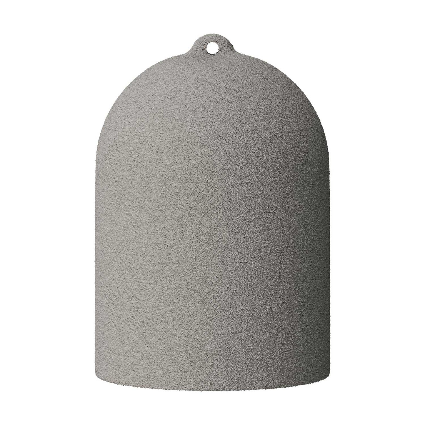 Campana Mini, paralume XS in ceramica per sospensione - Made in Italy - Effetto cemento