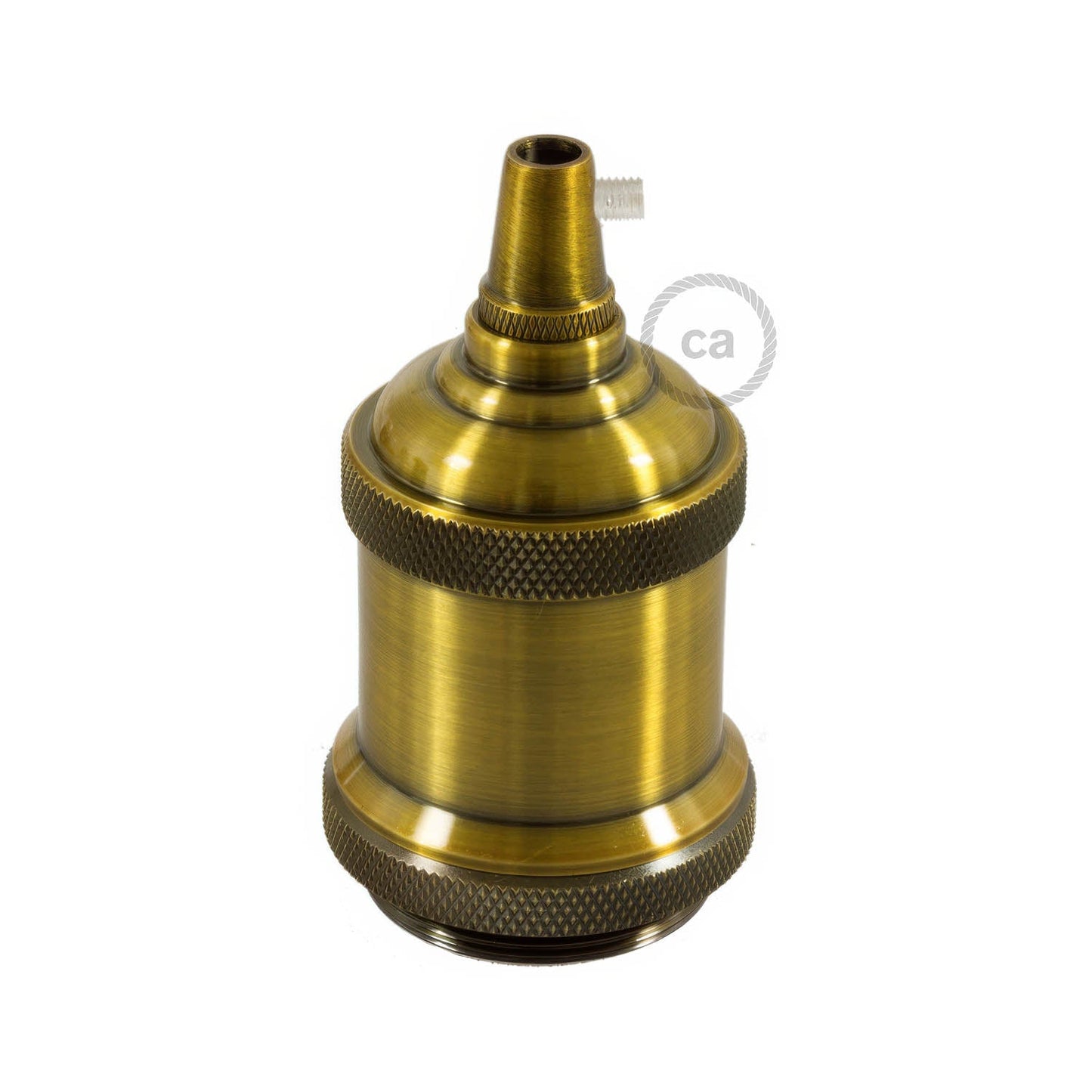 Vintage Style - single ferrule E26 light bulb socket kits - Brass