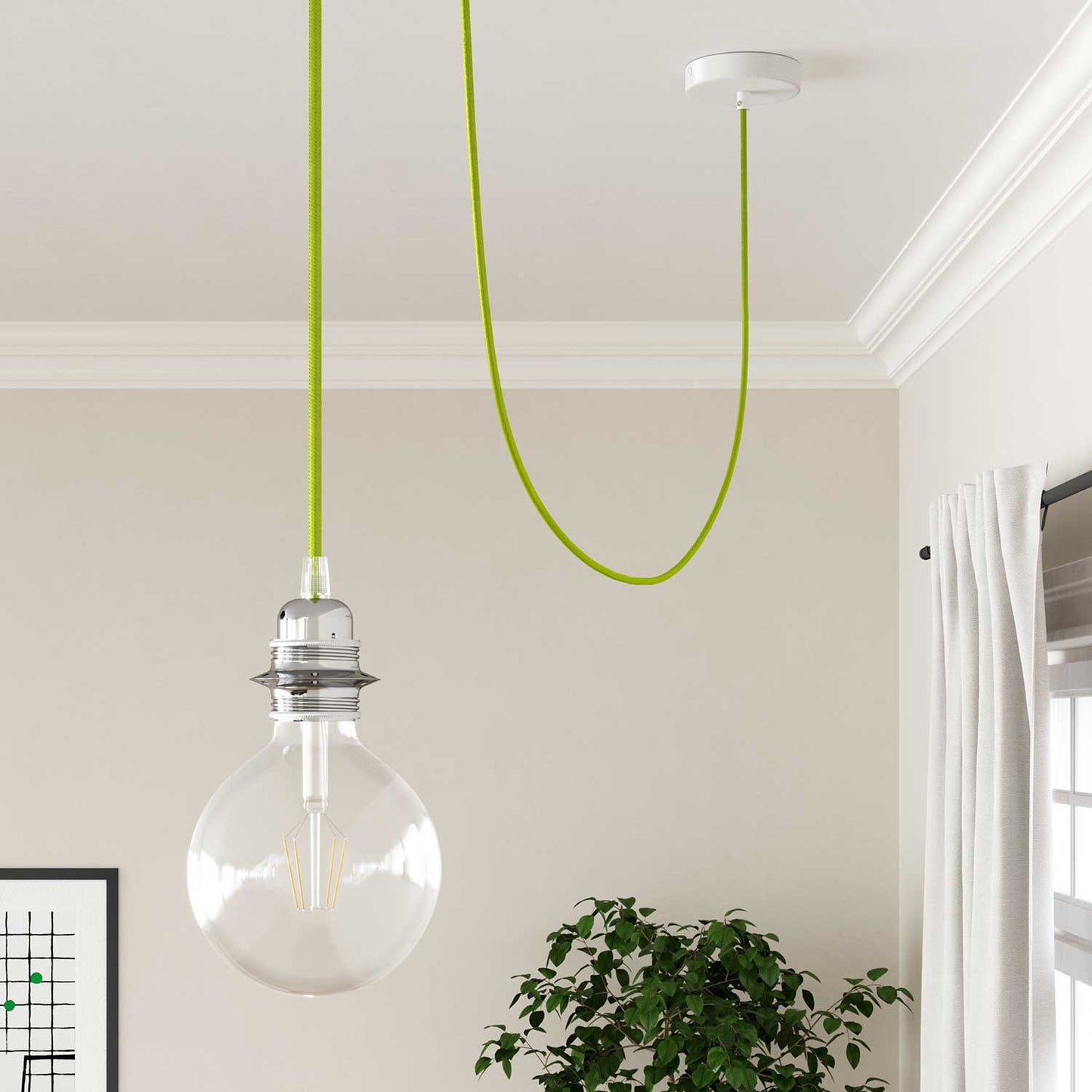 Cavo colorato per illuminazione Verde Kiwi - L'Originale Creative Cables, la scelta migliore per le tue lampade - RM32