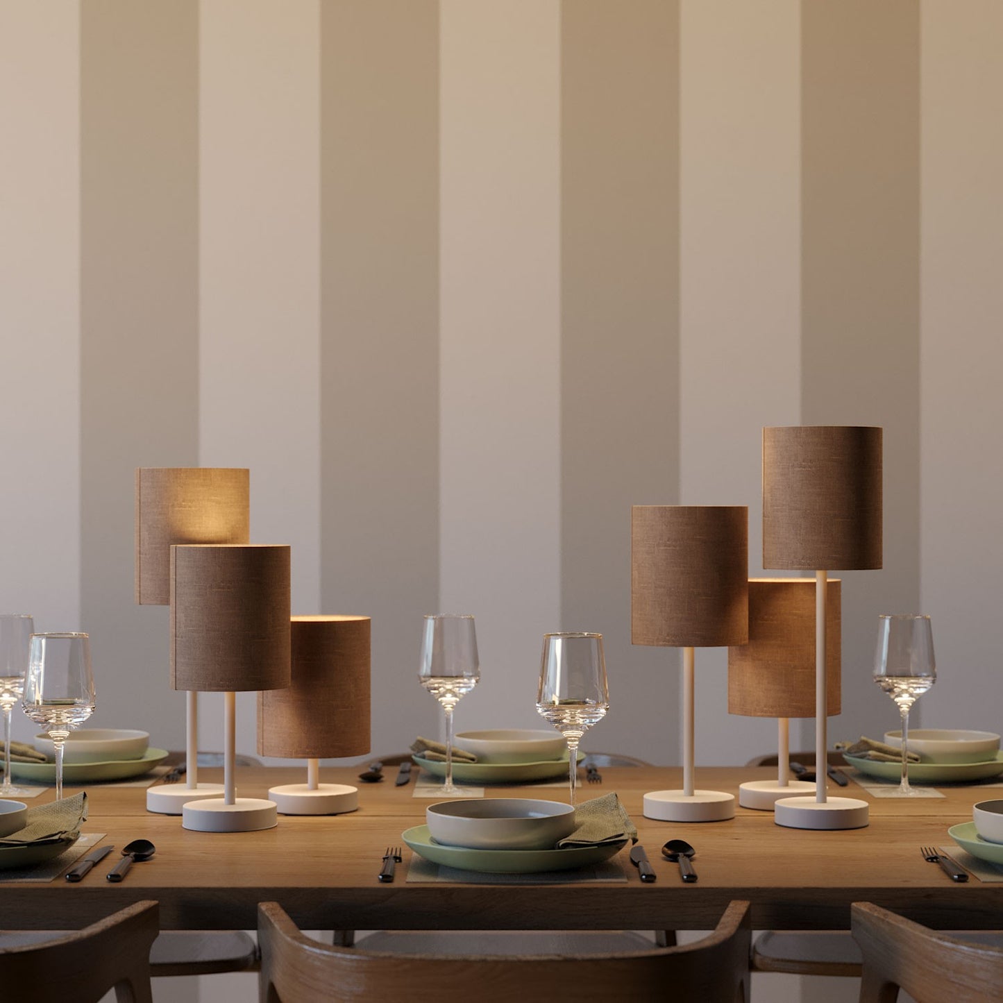 Alzaluce for lampshade - Metal table lamp