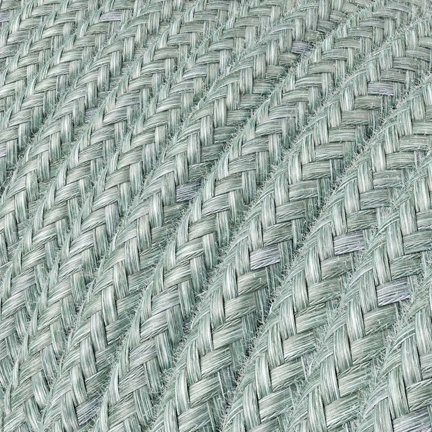 Cotton Blue Haze Textile Cable - The Original Creative-Cables - RX12 round 2x0.75mm / 3x0.75mm
