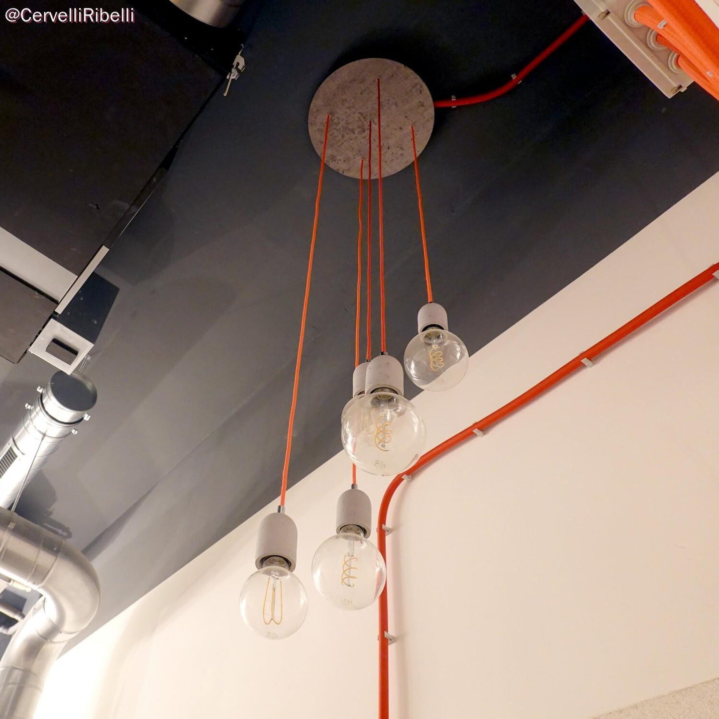 Creative-Tube RF15 in Orange Fluo, Durchmesser 20 mm