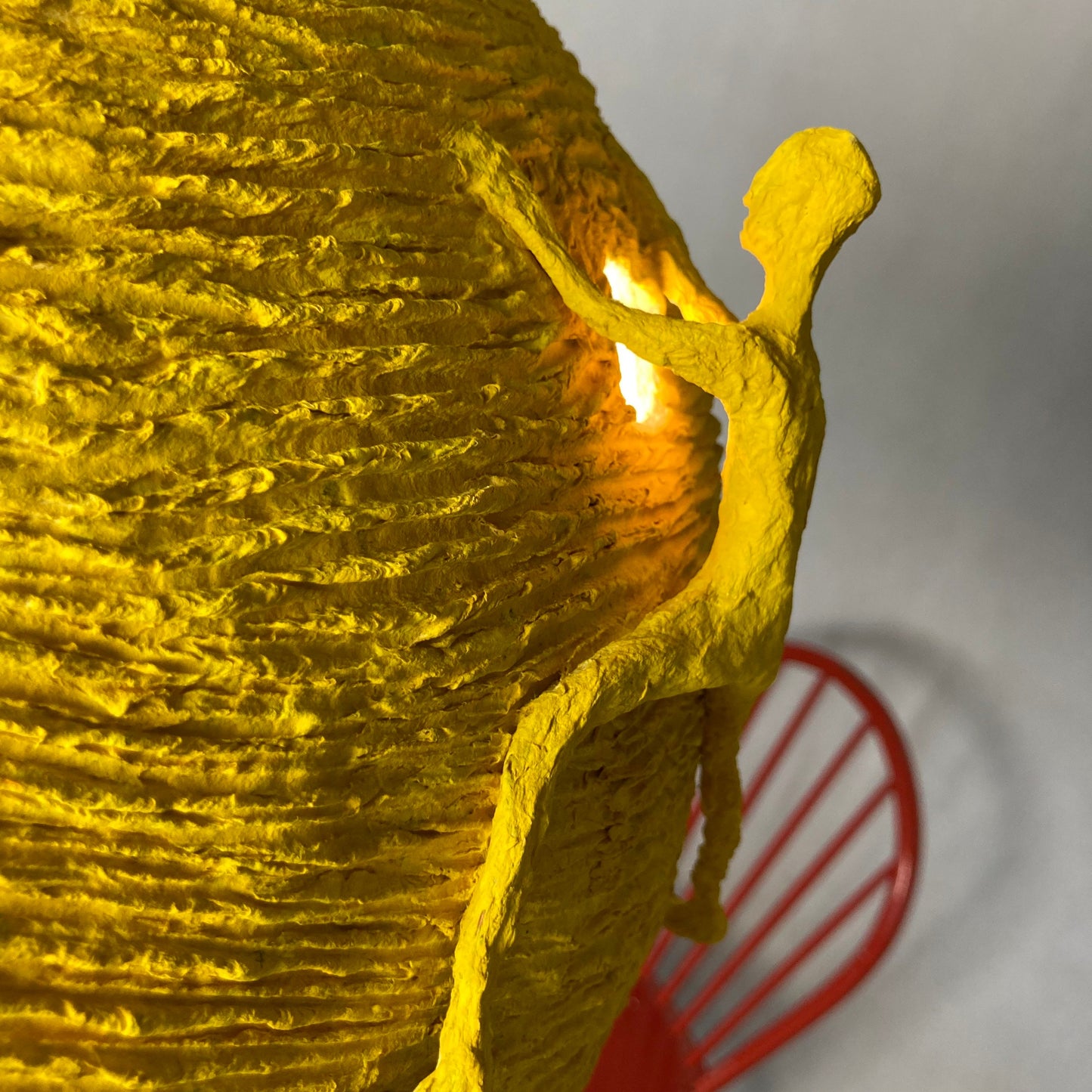 SKRUPKA artlight “yellow with figure”