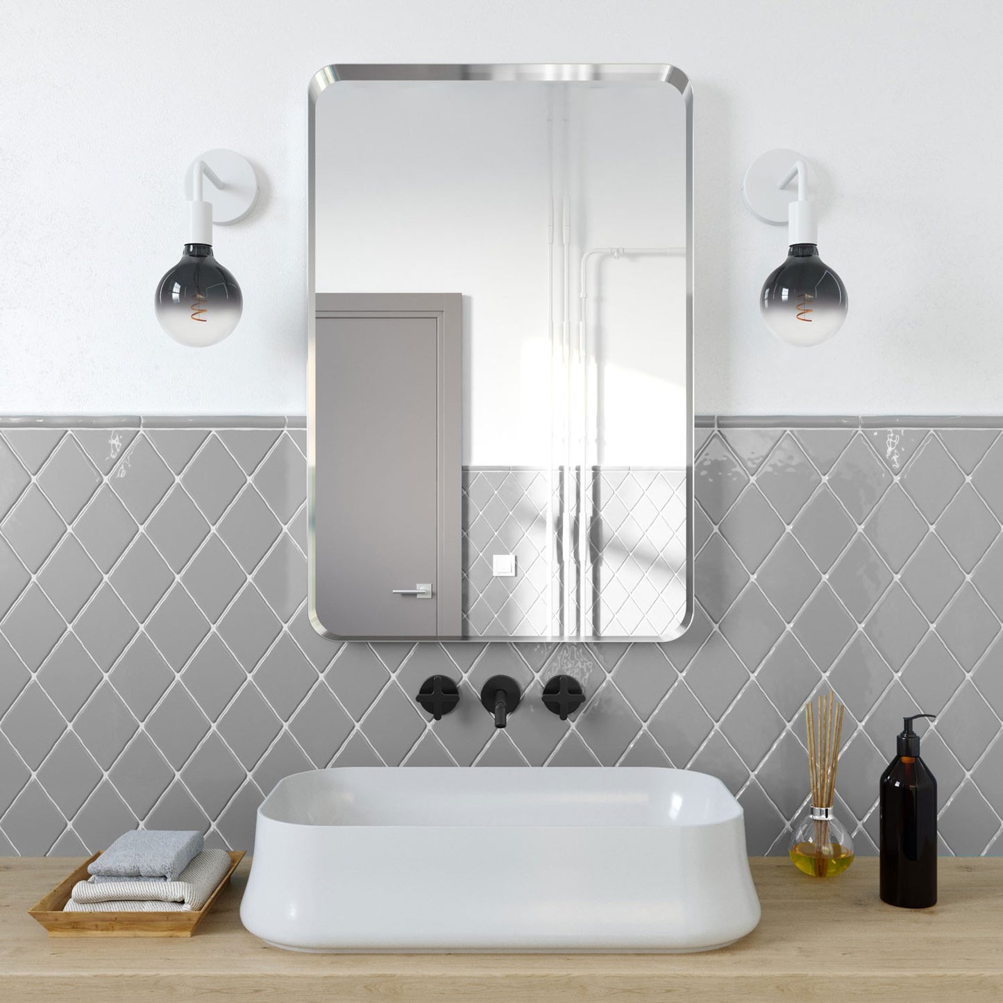 G125 Dark Shadow 105Lm LED Light Bulb, Pastel line, Spiral filament 4.5W E27 1800K Dimmable