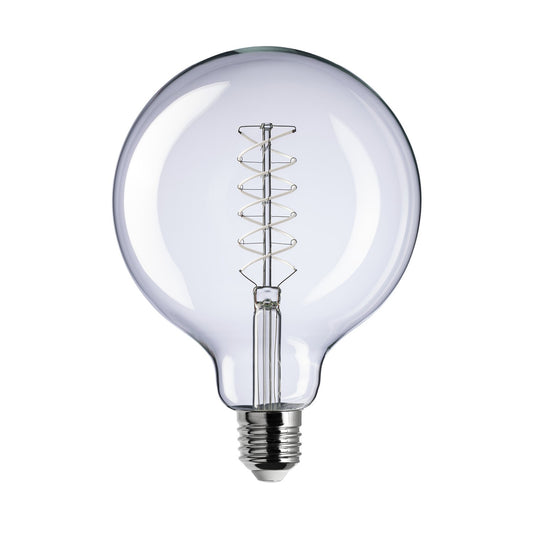 LED Filament Bulb White Globe G125 5.9W 500Lm E27 2700K Dimmable - W04