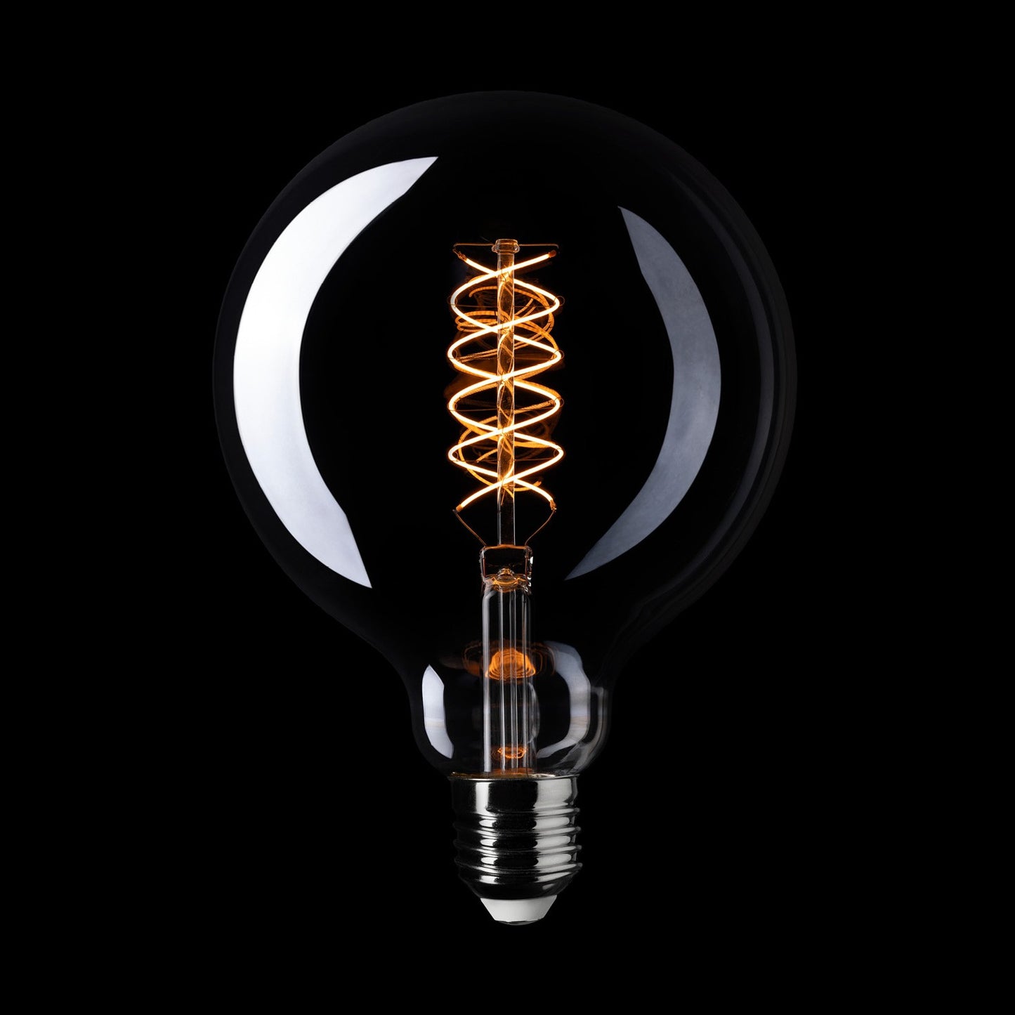 LED Smoky Globe Bulb G125 4.8W 250Lm E27 1800K Dimmable - D04