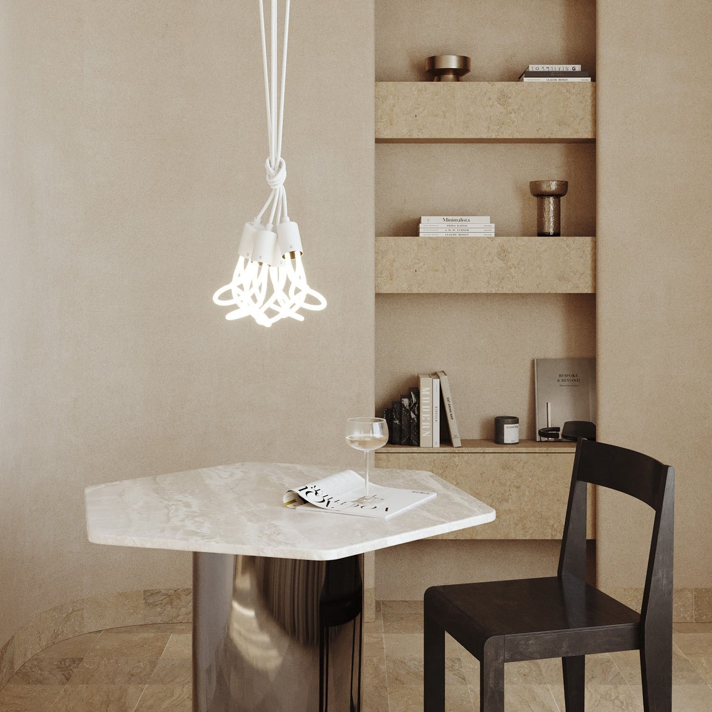 Nodo - 4 drop pendant