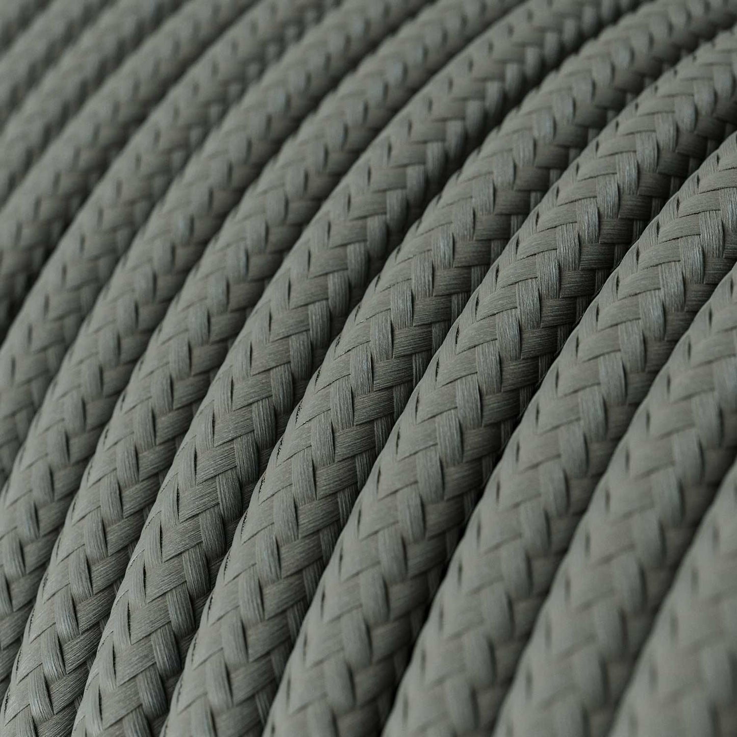 Round Electric Cable RM03 Grey Rayon - UL listed
