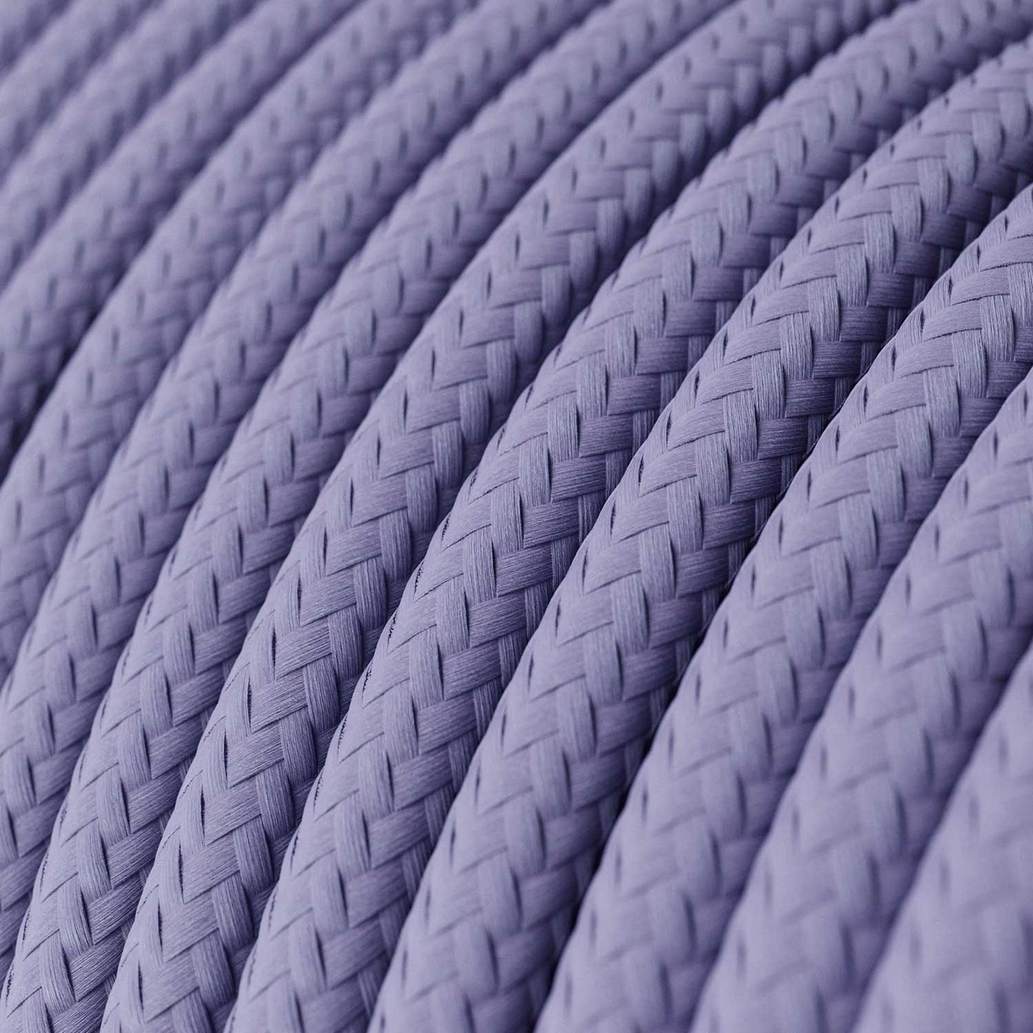 Round Electric Cable RM07 Lilac Rayon - UL listed