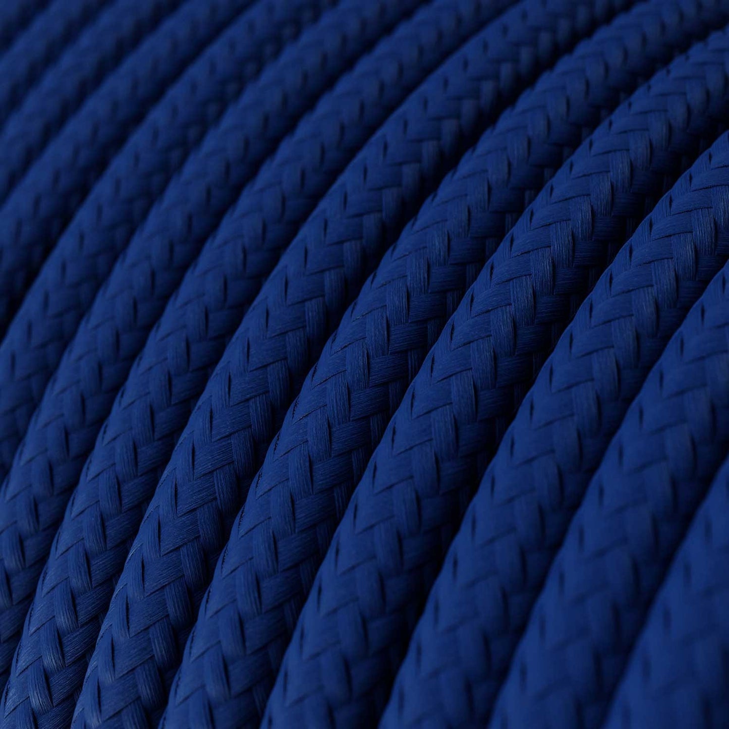 Round Electric Cable RM12 Blue Rayon - UL listed