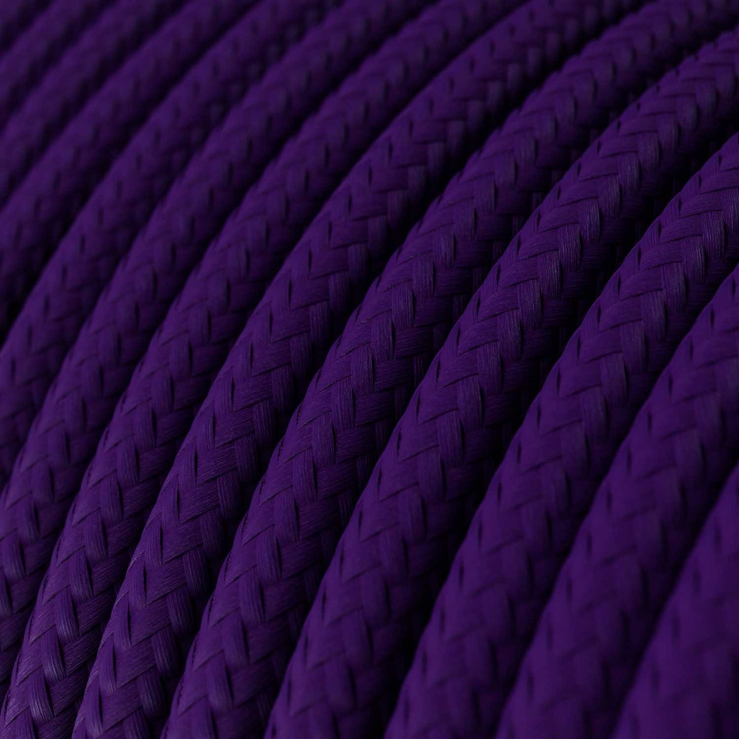 Round Electric Cable RM14 Violet Rayon - UL listed