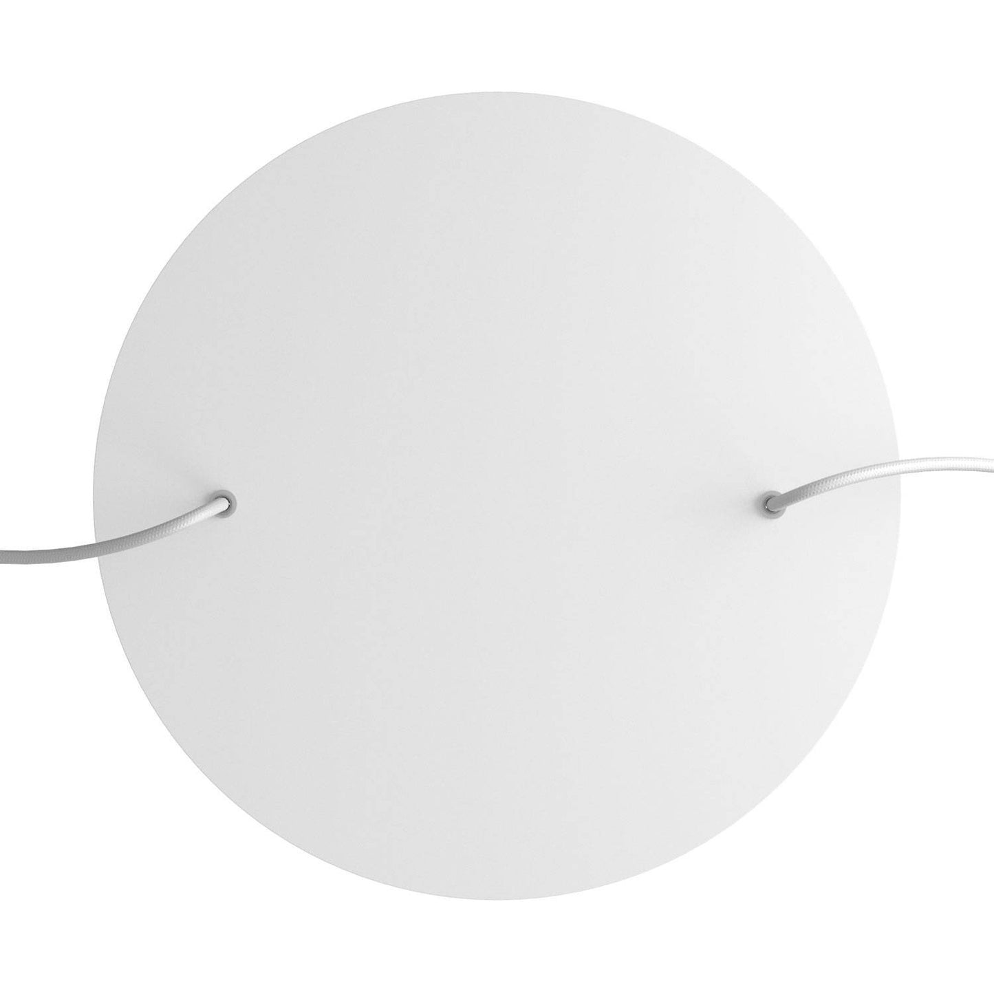 Round XXL Rose-One 2-hole and 4 side holes ceiling rose Kit, 400 mm