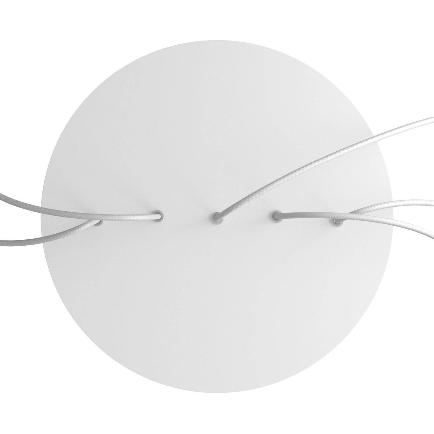 Round XXL Rose-One 5 in-line holes and 4 side holes ceiling rose Kit, 400 mm