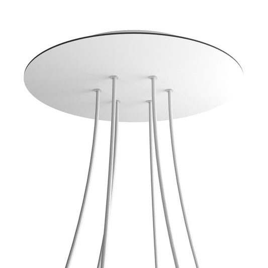 Round XXL Rose-One 6-hole and 4 side holes ceiling rose Kit, 400 mm