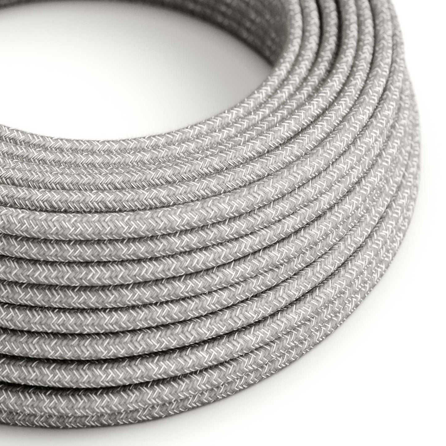 UV resistant electric cable with natural Grey SN02 linen lining for outdoor use - Compatible with Modulair Outdoor IP65