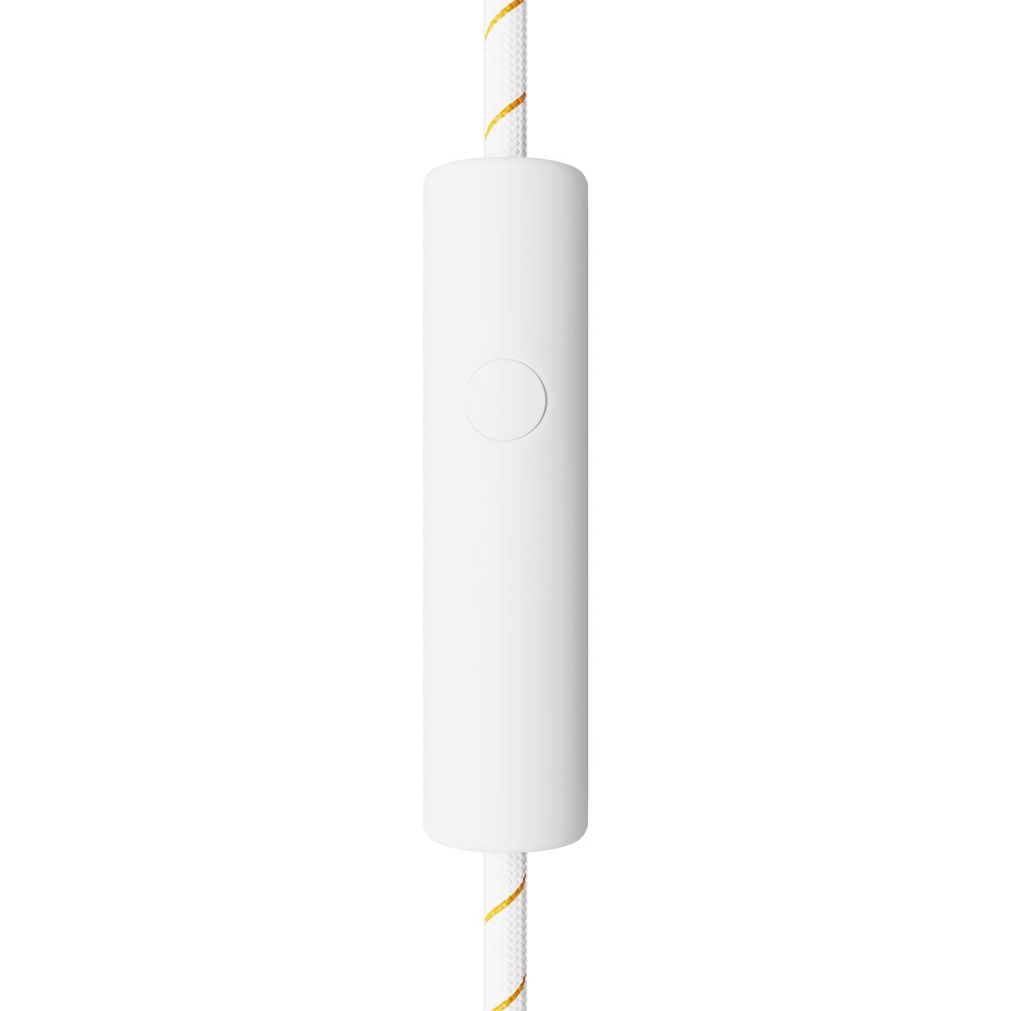 Dimmer universale a pulsante con collegamento di terra per lampadine incandescenza e led dimmerabili - Bianco