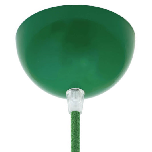 Kit rosone semisferico in metallo verniciato - Verde