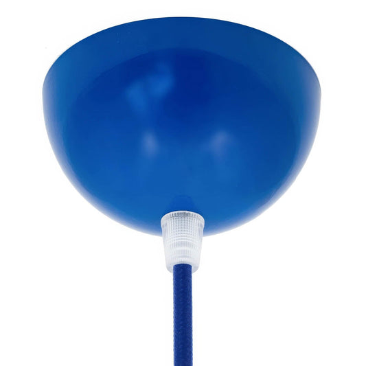Kit rosone semisferico in metallo verniciato - Blu