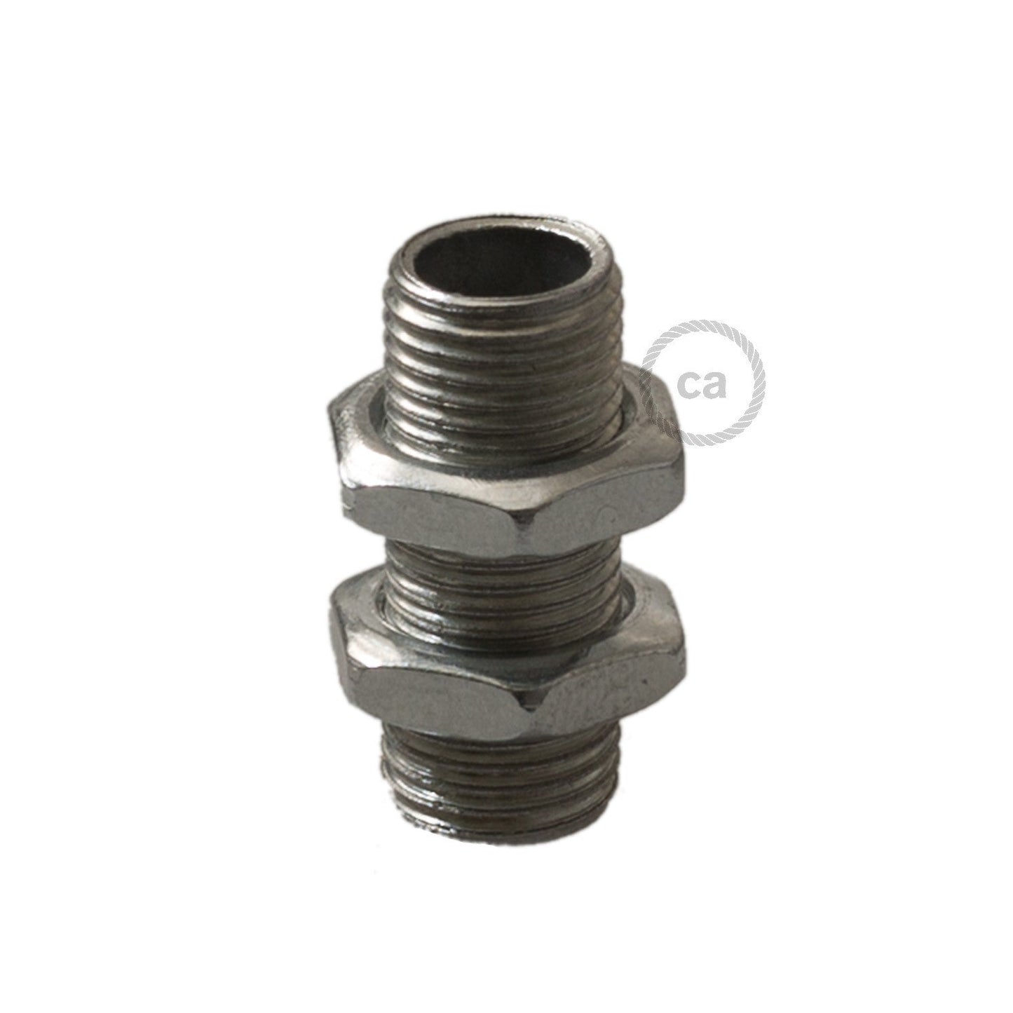 Tubo filettato M10x1 h.25mm con dadi