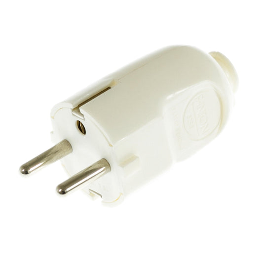 Spina Schuko - Made in Italy - Bianco