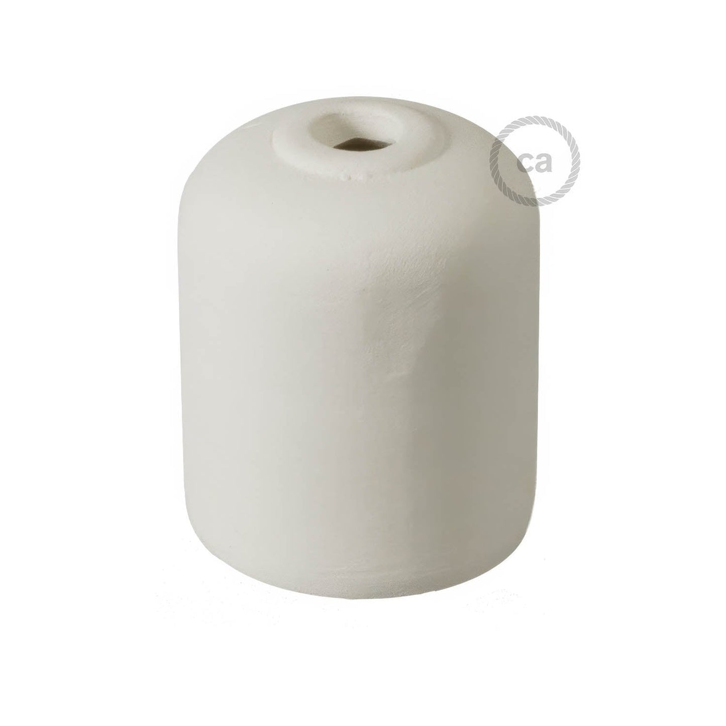 Kit portalampada E27 in ceramica - Biscotto