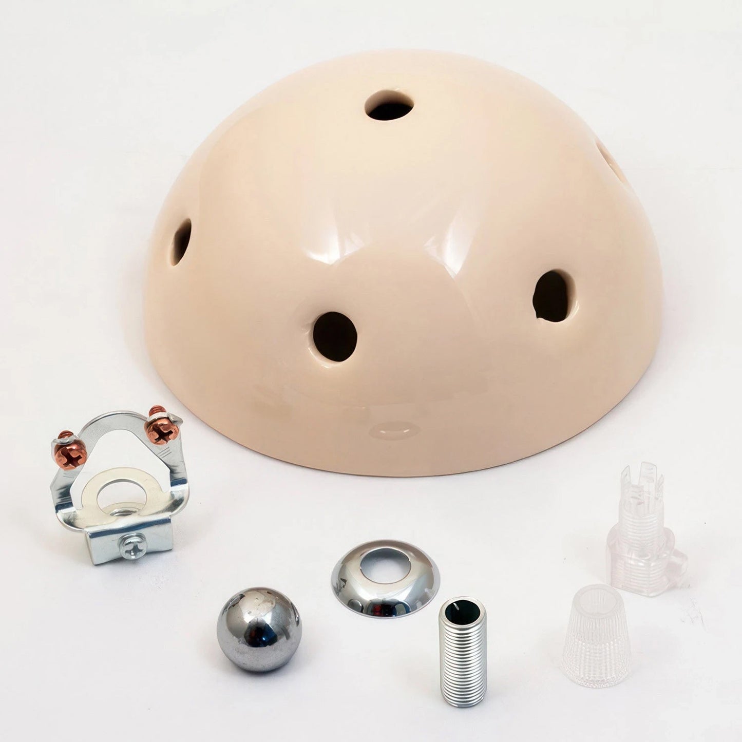 Kit rosone in ceramica a 6 fori - Avorio