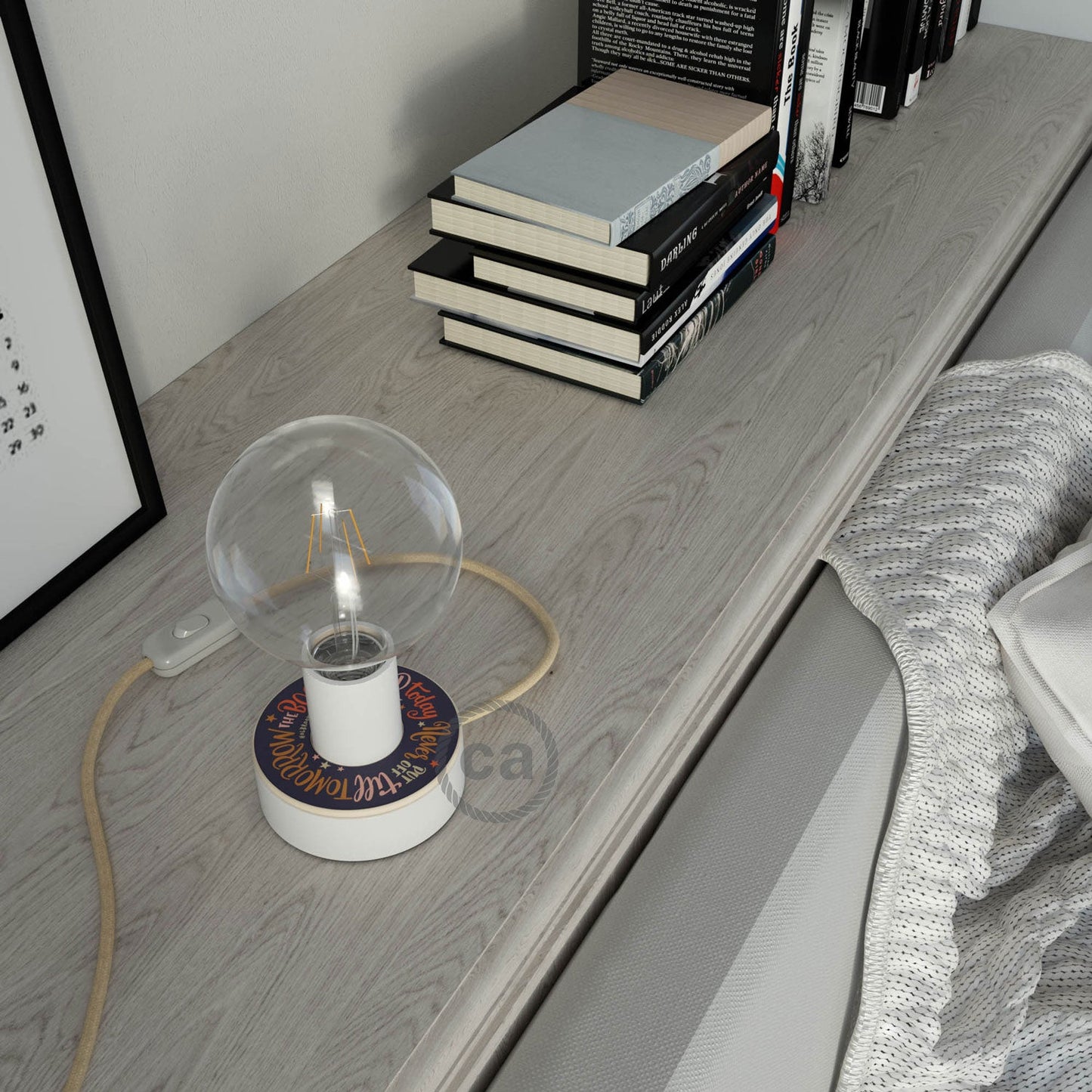 Posaluce MINI-UFO in legno double-face Pemberley Pond e spina UK - AUSTEN + JACKSON