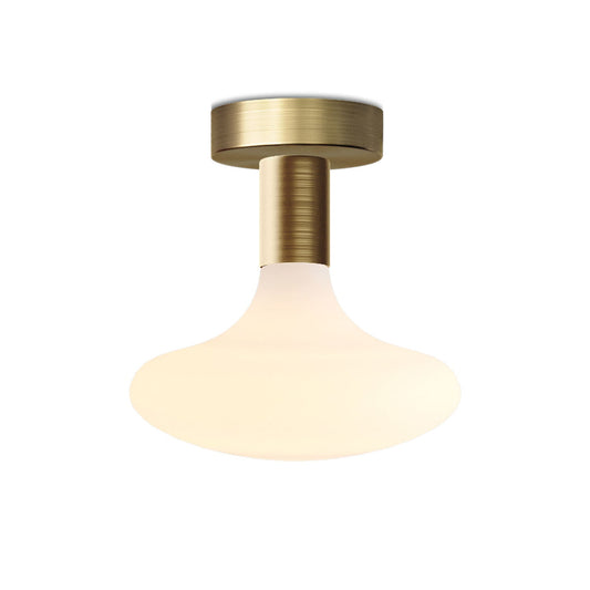Lampada Fermaluce in metallo con lampadina Idra - Bronzo satinato