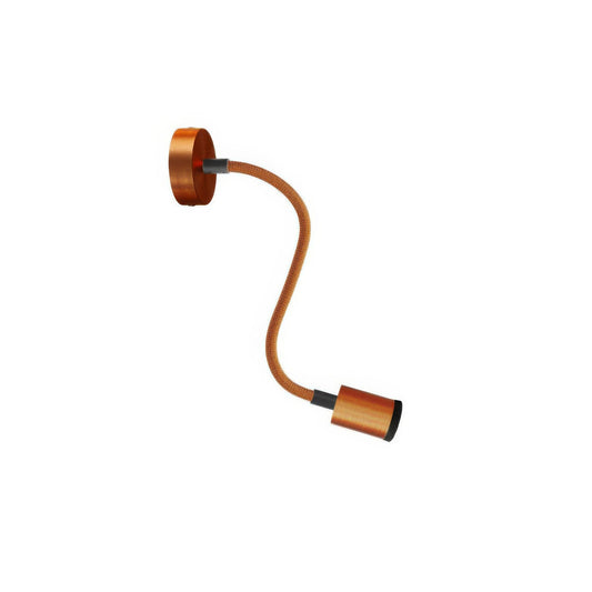 Lampada Mini faretto SPOTLIGHT GU1d0 Flex 30 da parete e soffitto - Rame satinato