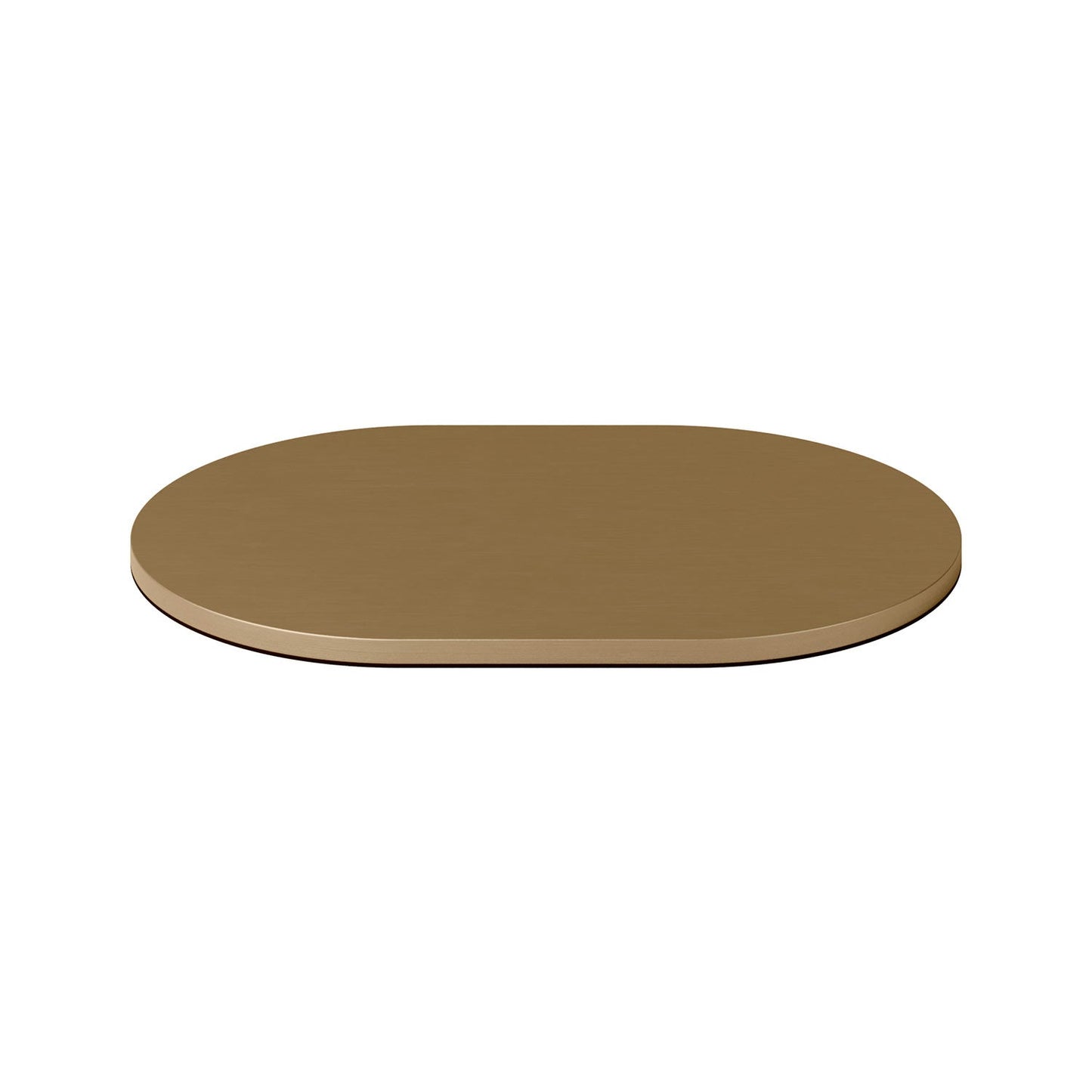 Base metallica ovale per lampada da tavolo MAG-Y - Bronzo satinato