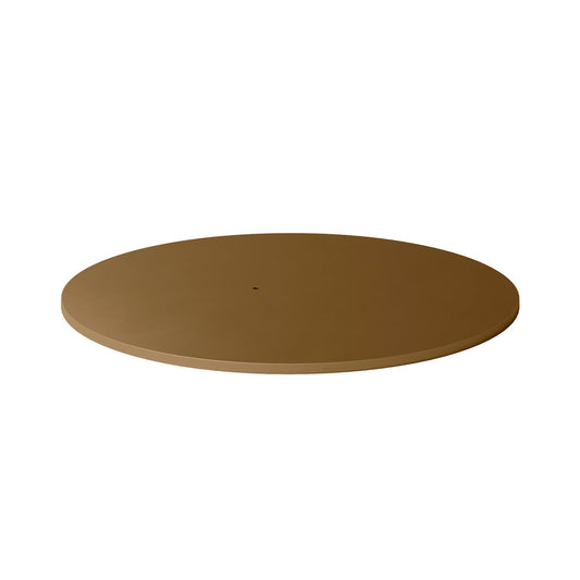 Base metallica tonda per lampada da terra MAG-Y - Bronzo satinato
