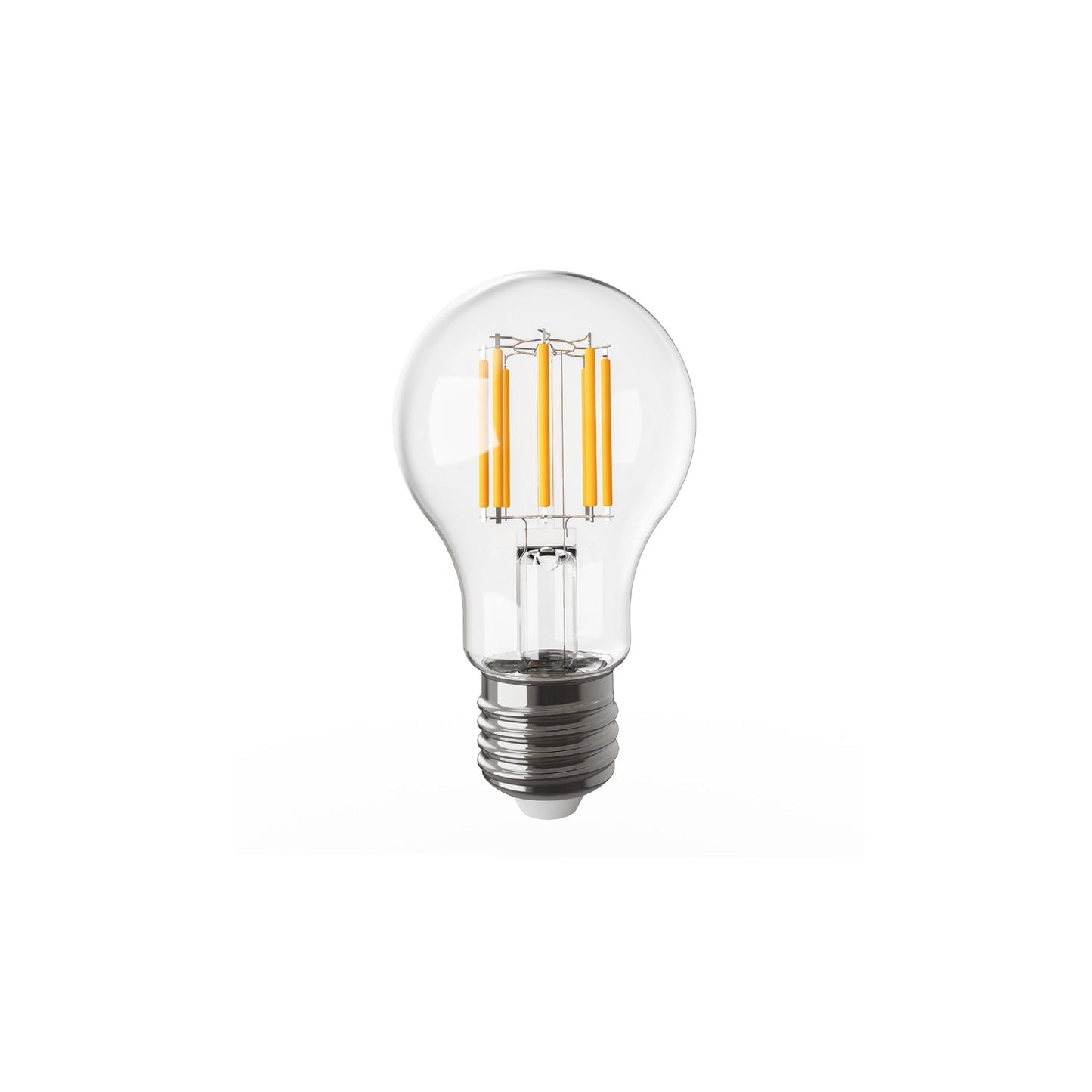 SI! Lampada da tavolo a 5V con lampadina A60 e base metallica - Bianco opaco