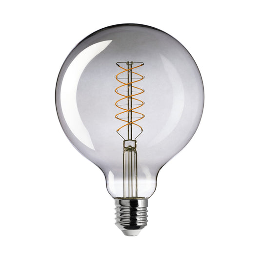 Lampadina LED Smoky Globo G125 4,8W 250Lm E27 1800K Dimmerabile - D04