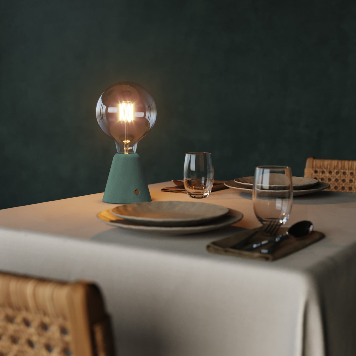 Base per lampada portatile ricaricabile Cabless01 - Ottanio