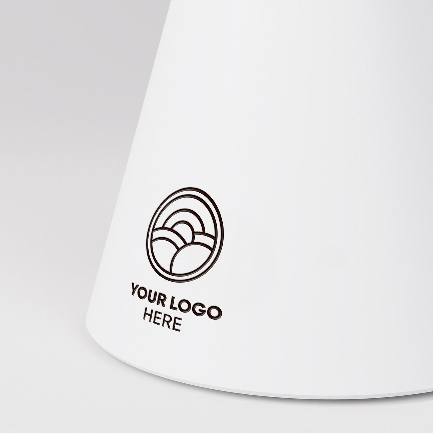 Lampada portatile ricaricabile Cabless01 con lampadina - personalizzabile (min 20 pezzi) - Bianco