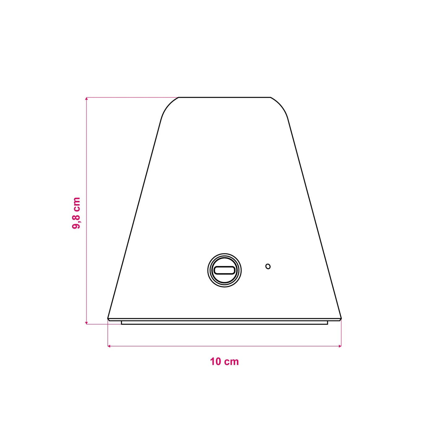 Base per lampada portatile ricaricabile Cabless01 - Zafferano