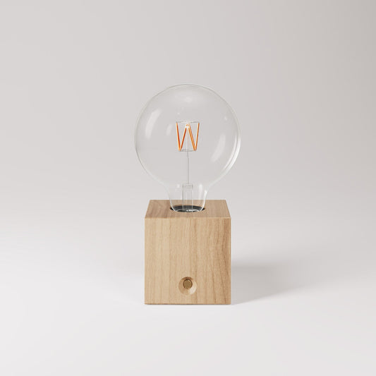 Lampada portatile ricaricabile Cabless03 con lampadina globo G125 - Neutro