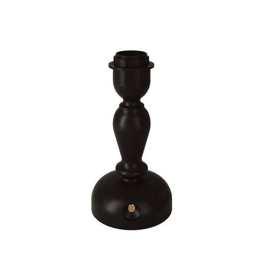Base per lampada portatile ricaricabile per paralume Cabless14 - Nero