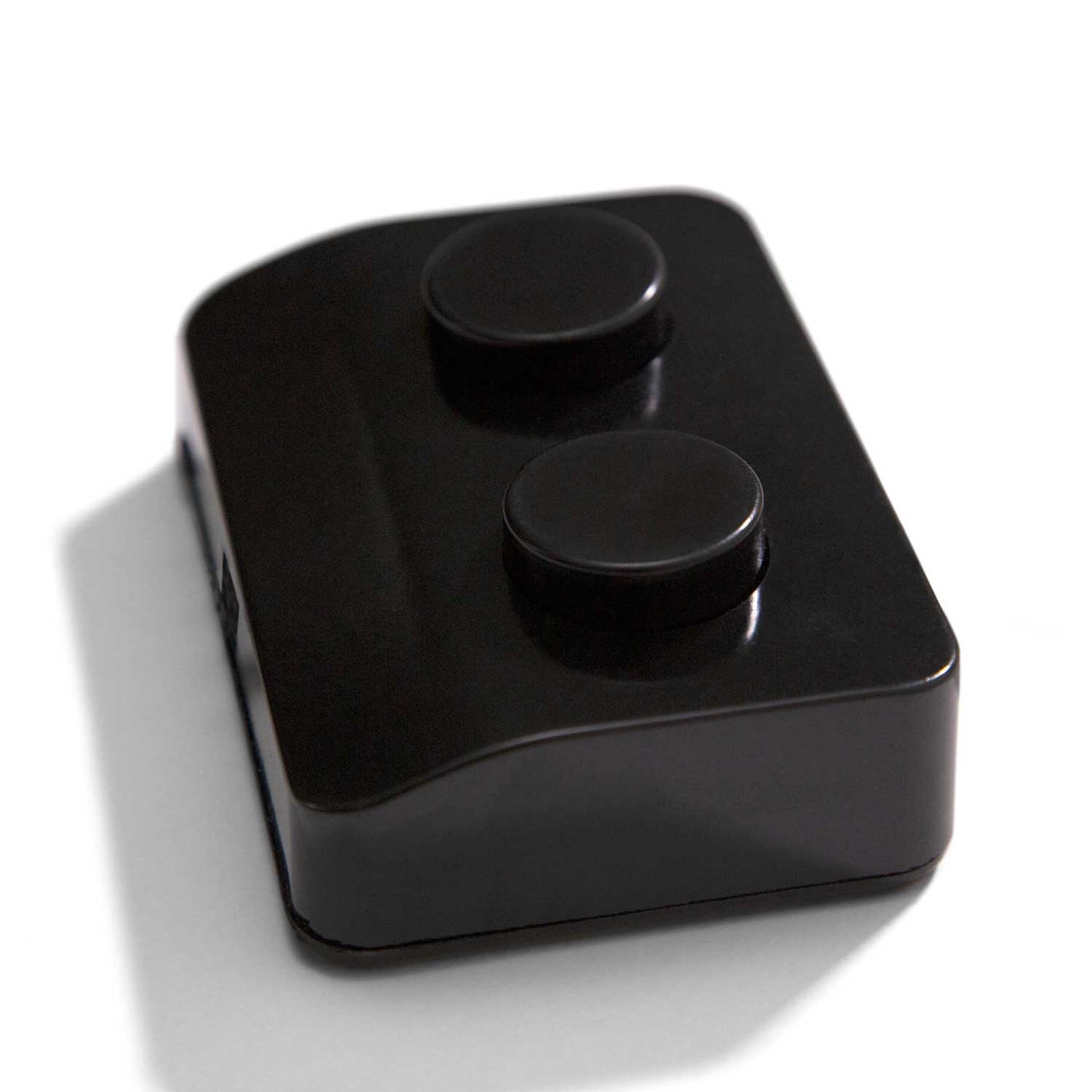 Interruttore Unipolare Nero con doppia accensione a pedale - Design by Achille Castiglioni