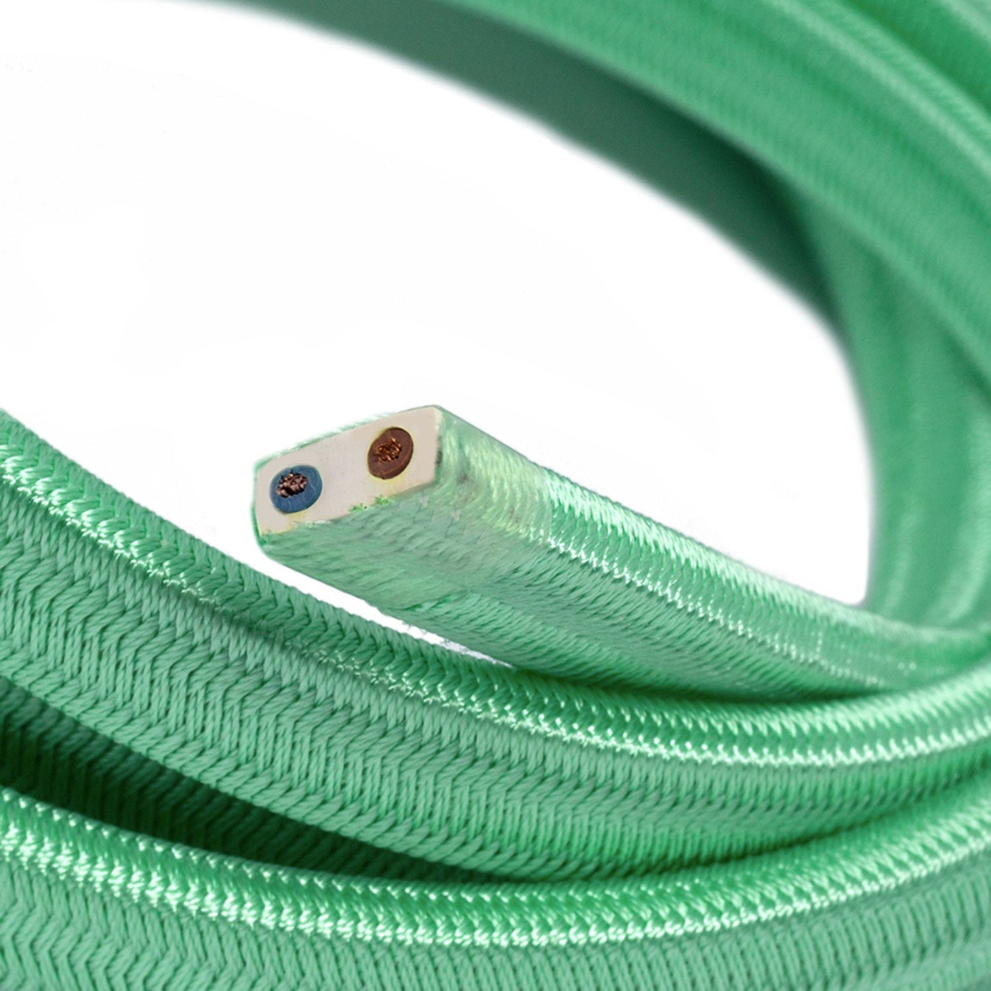 Cavo elettrico per catenaria rivestito in tessuto Opale CH69
