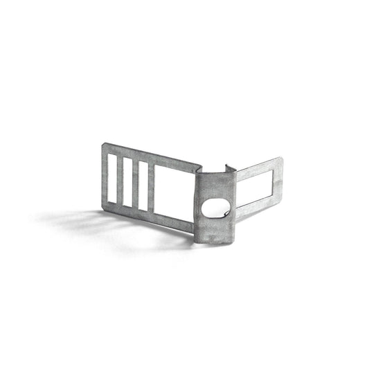 Clip fascetta passacavo in metallo per cordone 16 mm diametro - Zinco