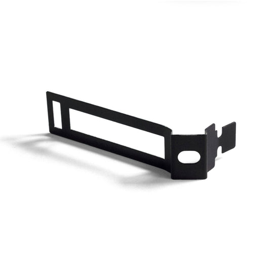 Clip fascetta passacavo in metallo per cordone 30 mm diametro - Nero